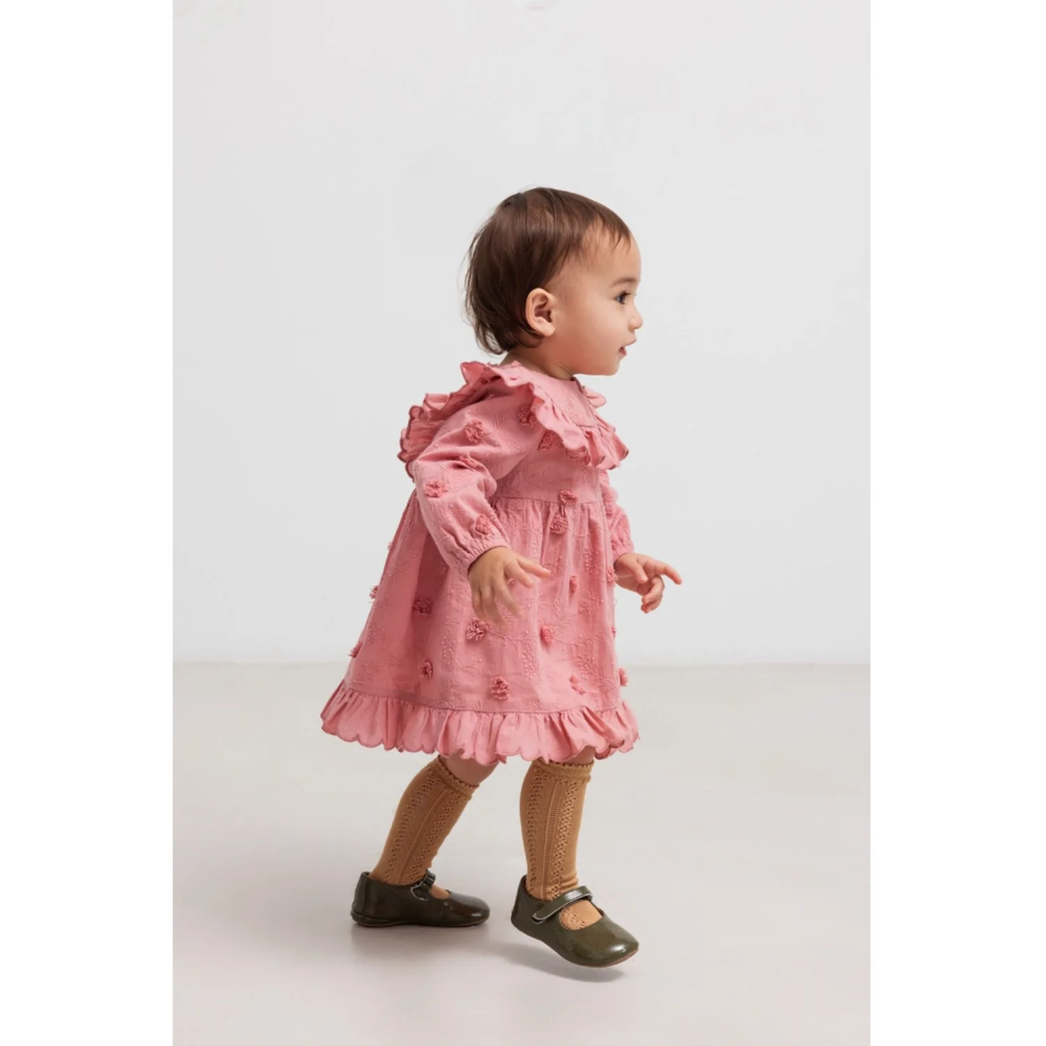 MarMar Embroidery Pink Delight Deas LS Dress - Image 2