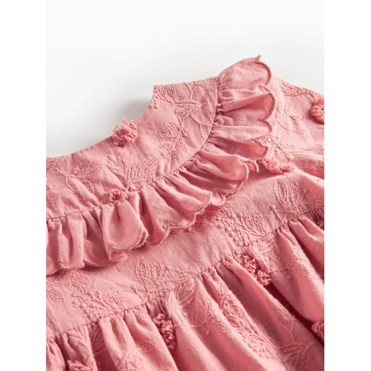 MarMar Embroidery Pink Delight Deas LS Dress - Image 3