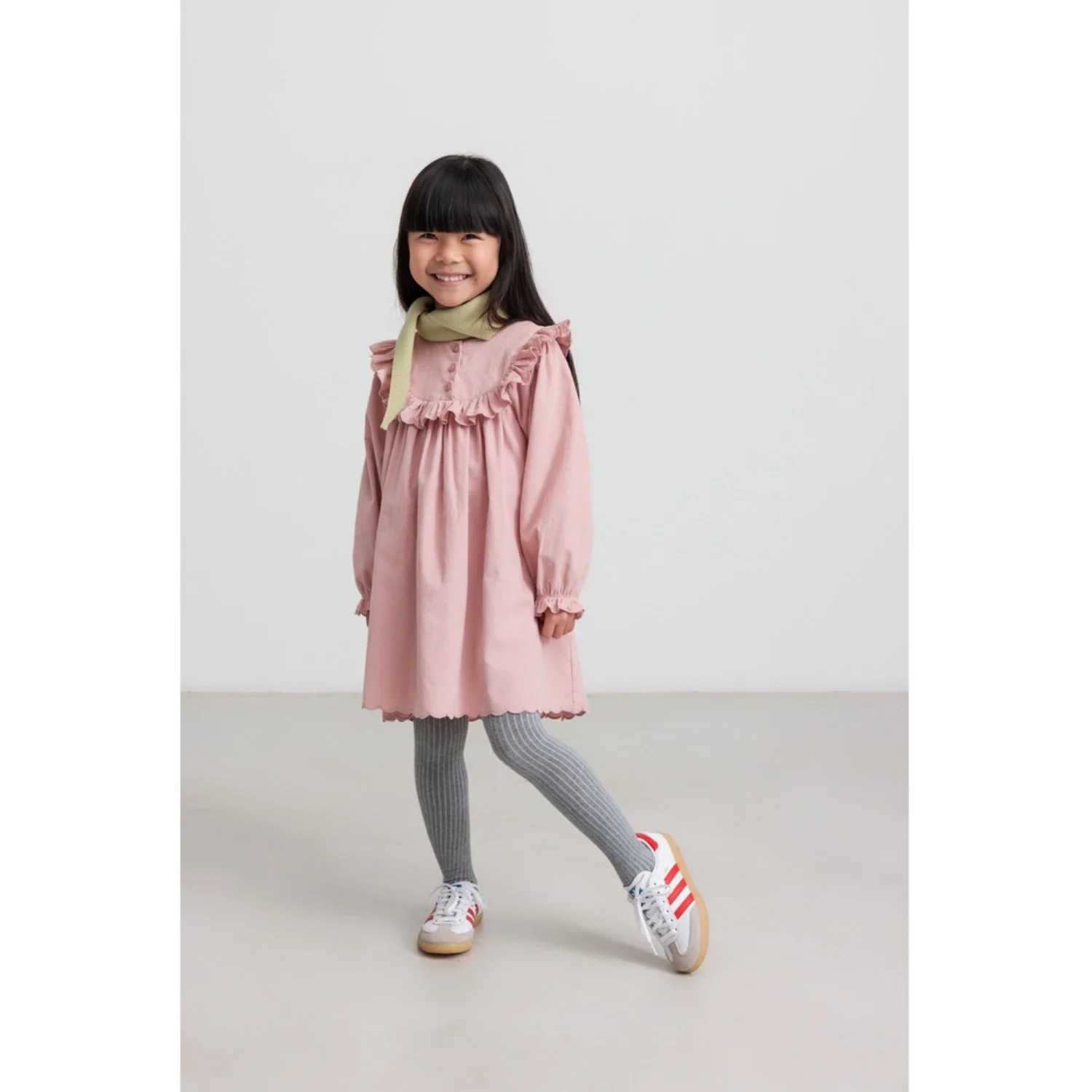 MarMar Fine Cord Soft Berry Delina LS Dress - Image 2