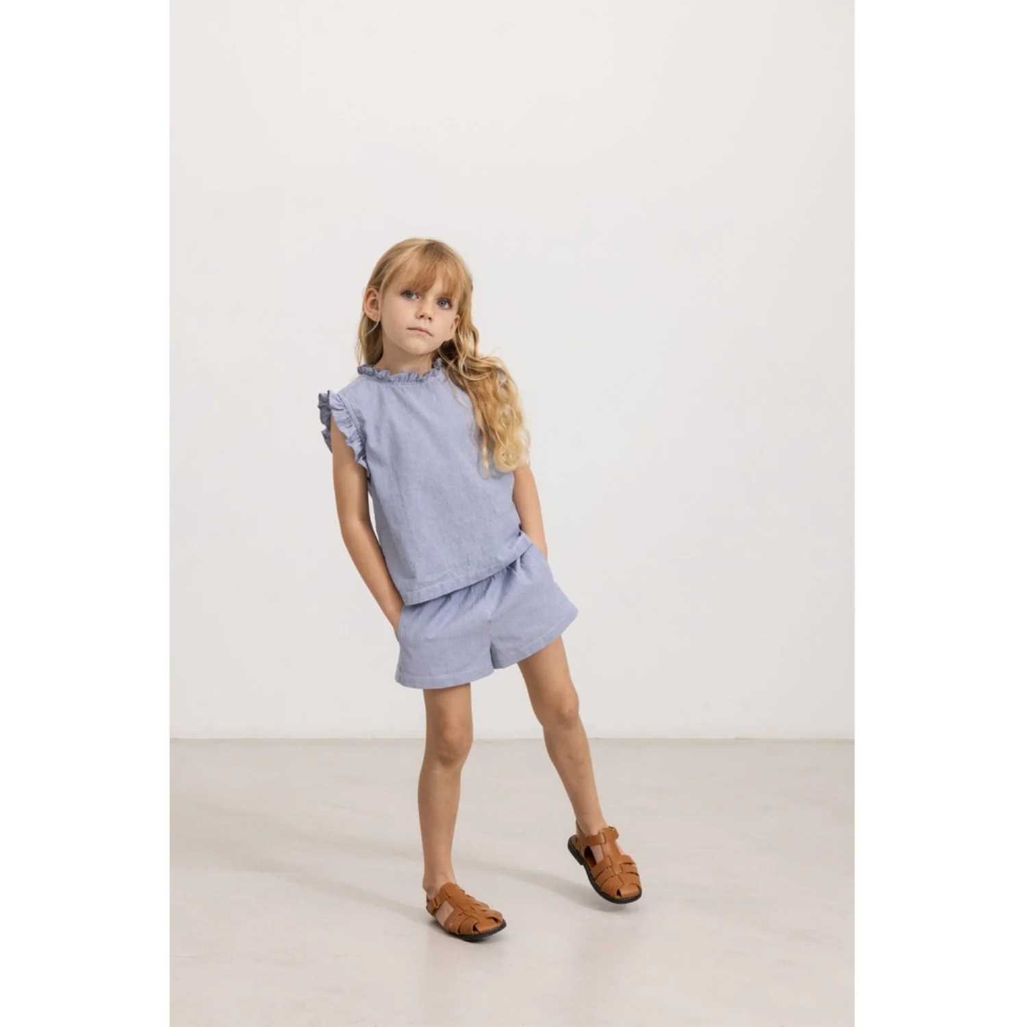 MarMar Fine Cotton Navy Stripe Tirra Top - Image 3