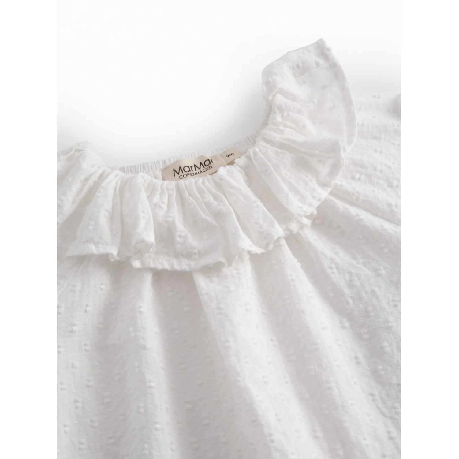 MarMar Fine Dobby White Tia Blouse - Image 3
