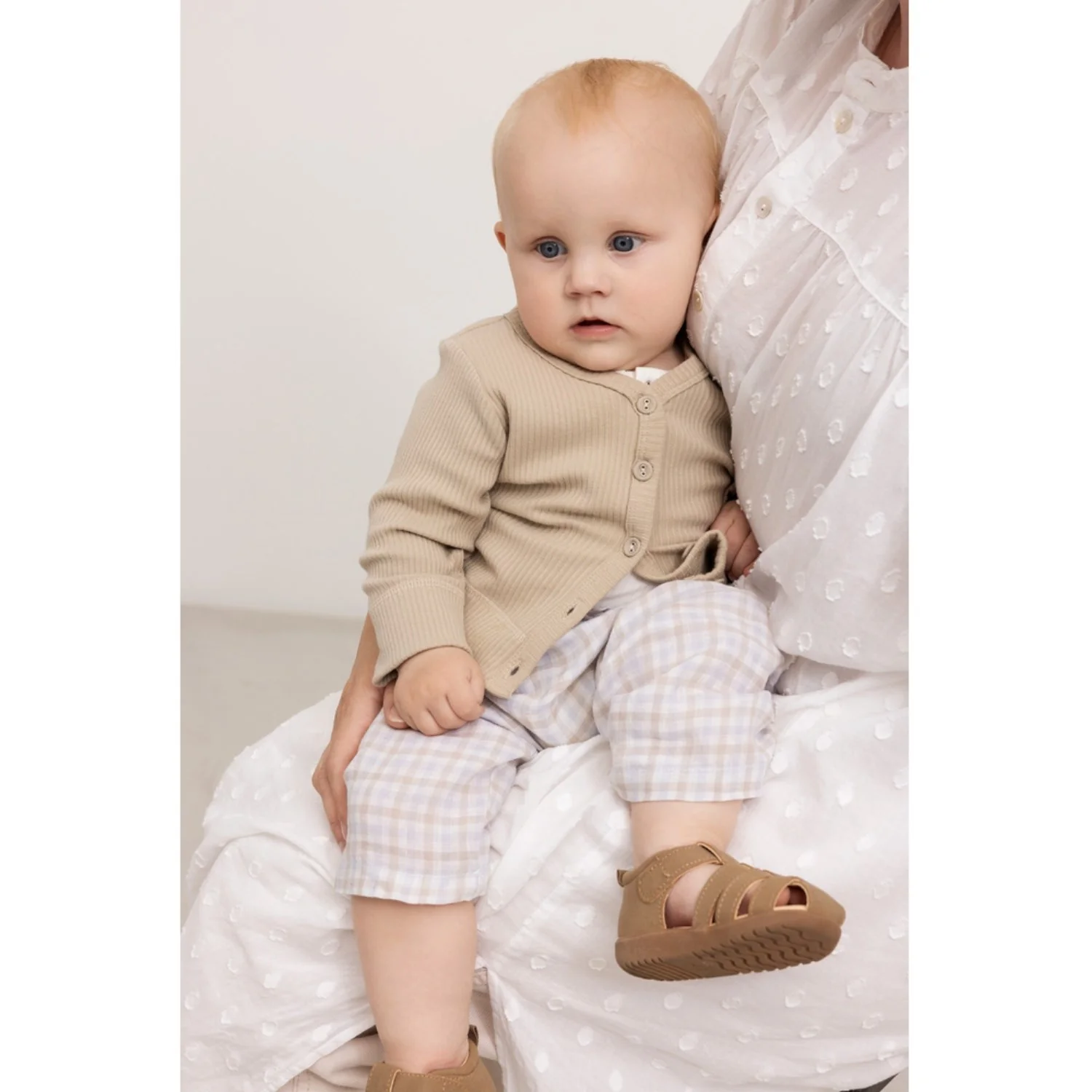 MarMar Fine Linen Summer Check Panu L Pants - Image 2