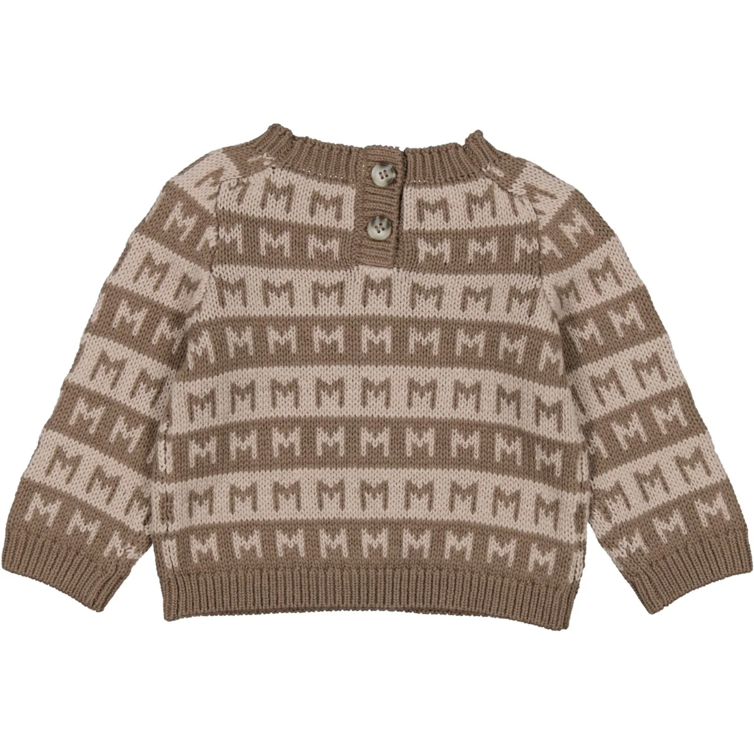 MarMar Heavy Knit Pattern Terre Stripe Talmi B Knit Blouse - Image 3