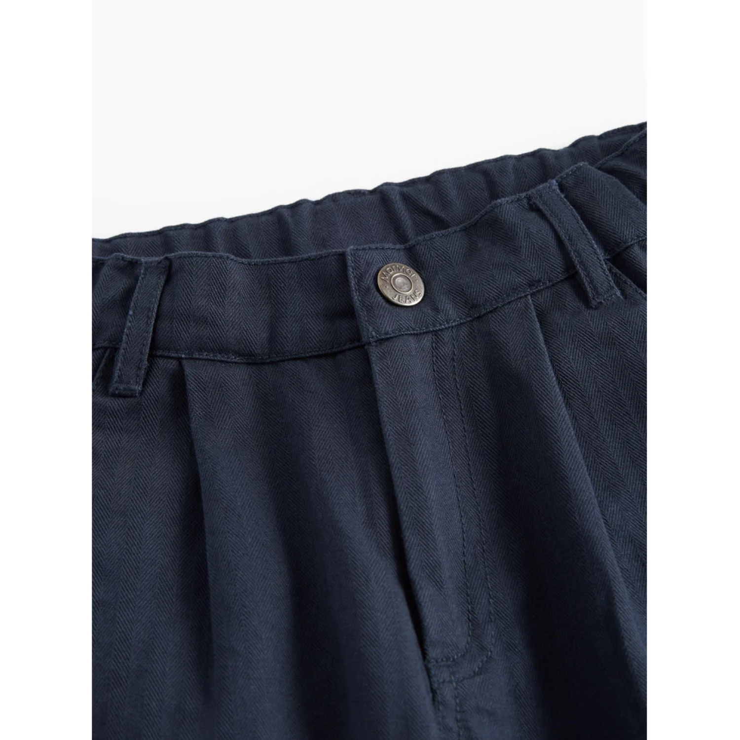 MarMar Herringbone Twill Pilot Navy Piper Pants - Image 3
