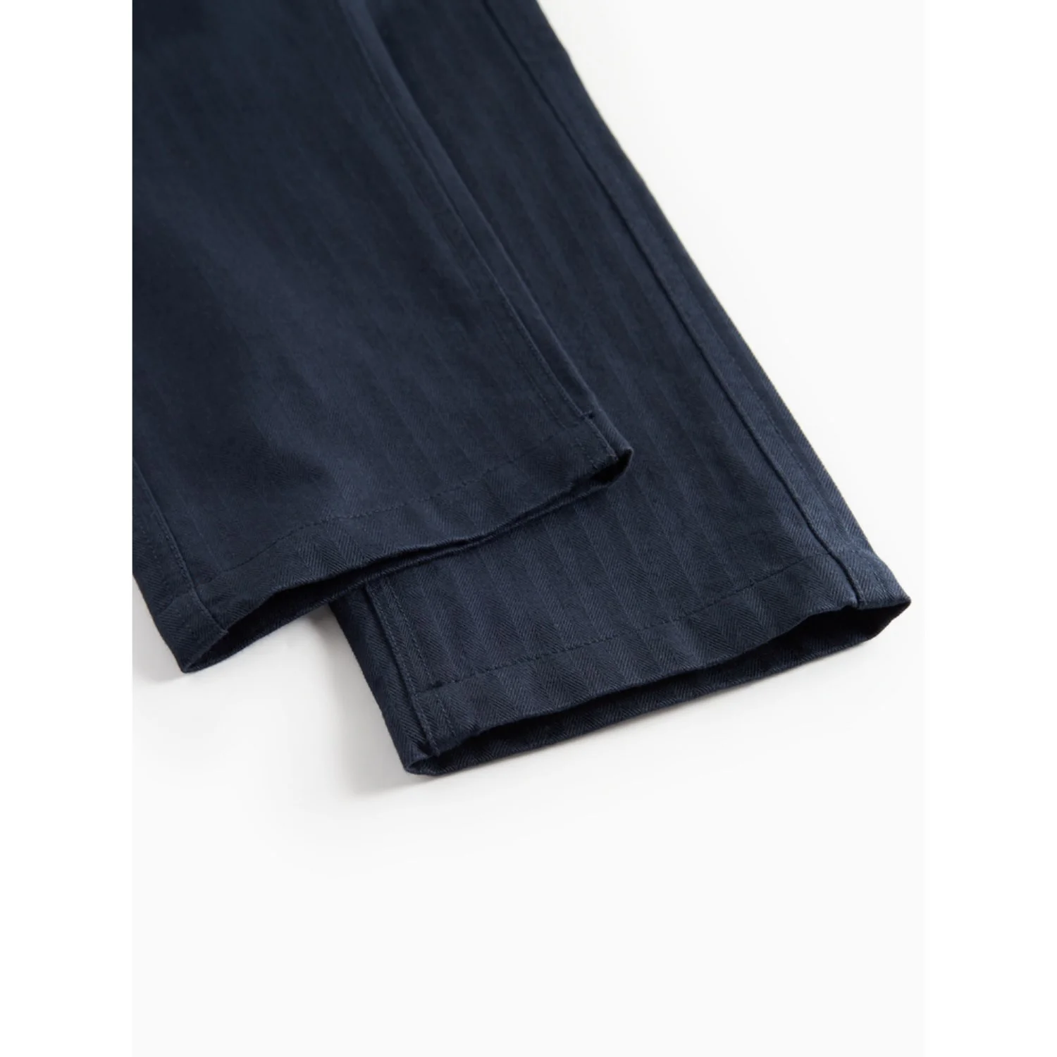MarMar Herringbone Twill Pilot Navy Piper Pants - Image 4
