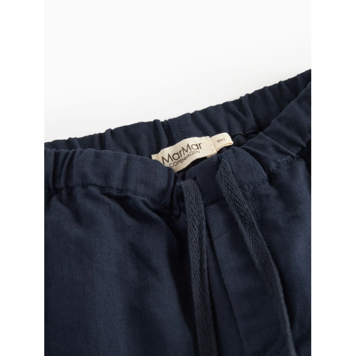 MarMar Herringbone Twill Pilot Navy Polle Pants - Image 3