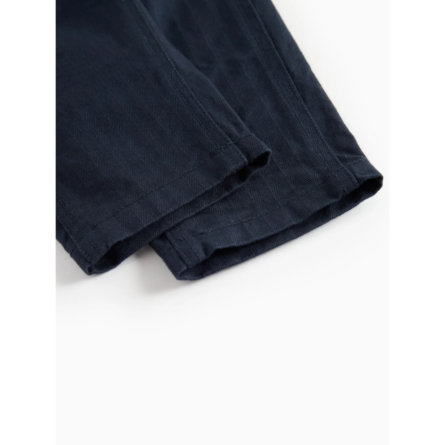 MarMar Herringbone Twill Pilot Navy Polle Pants - Image 4