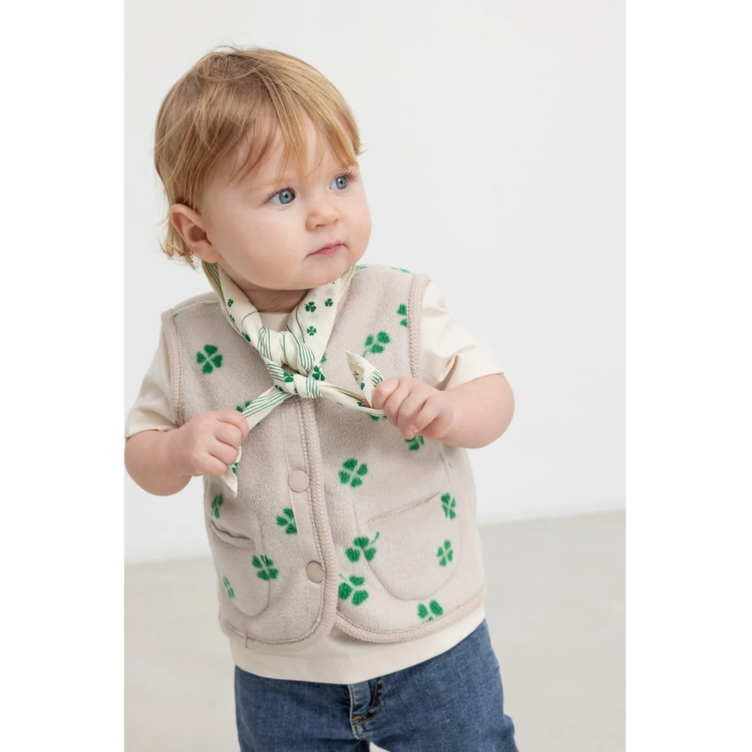 MarMar Light Cotton Clover Field Avi Scarf - Image 3