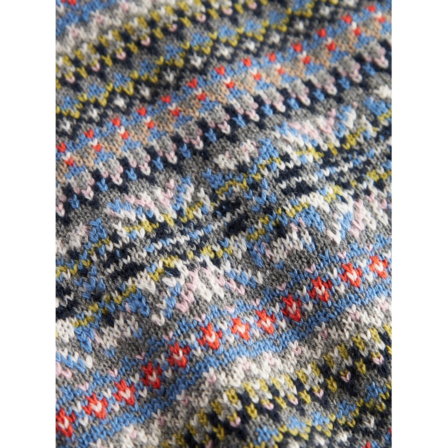 MarMar Light Cotton Wool Fair Isle Fair Isle Taj B Knitted Vest - Image 7