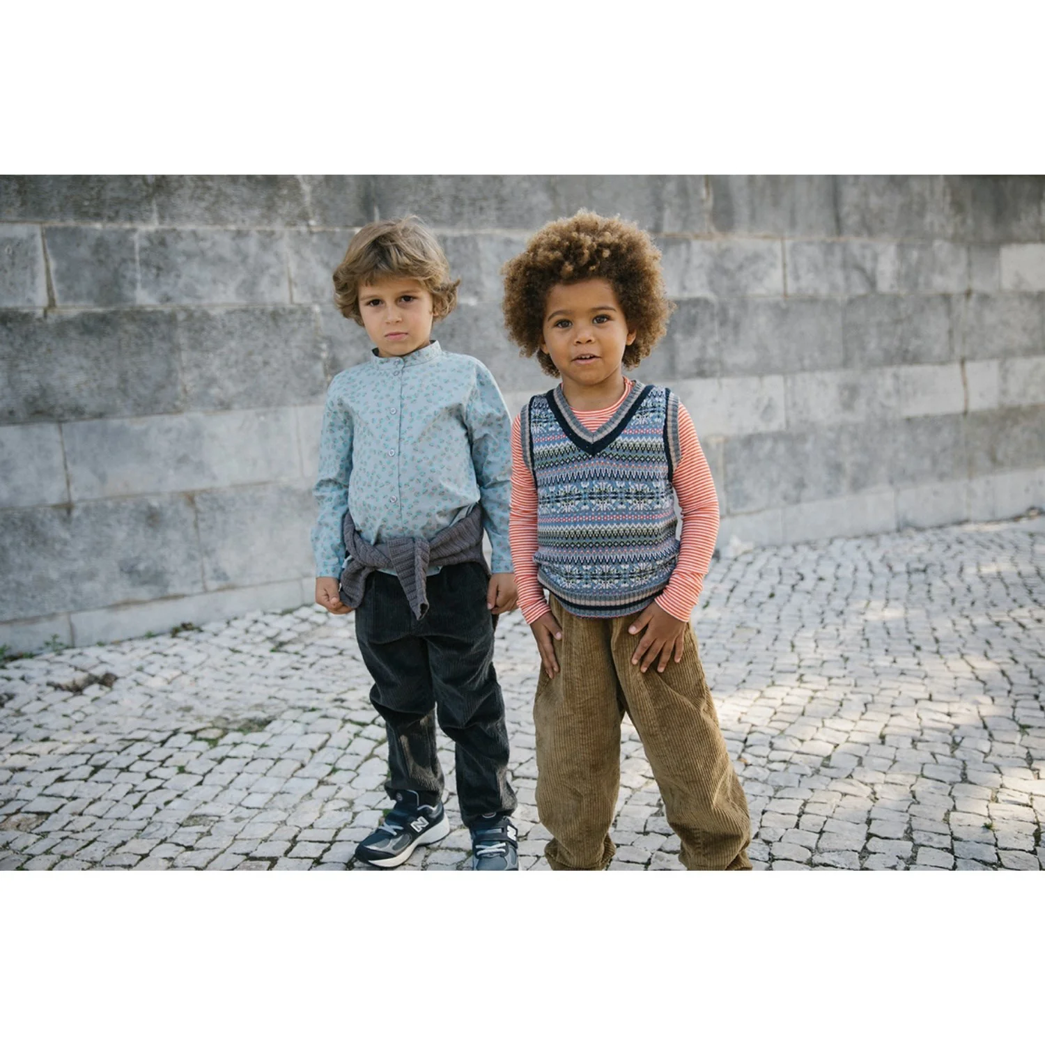 MarMar Light Cotton Wool Fair Isle Fair Isle Taj Knitted Vest - Image 2