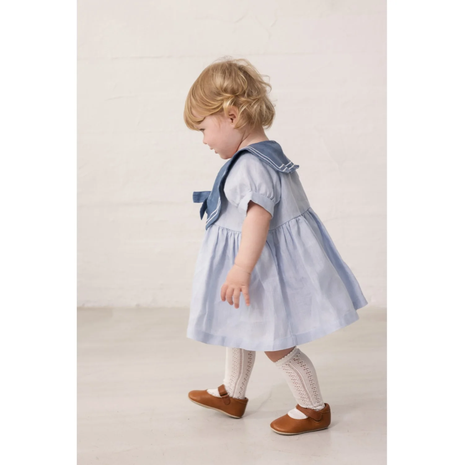 MarMar Linen Blue Mist Daki Dress - Image 2