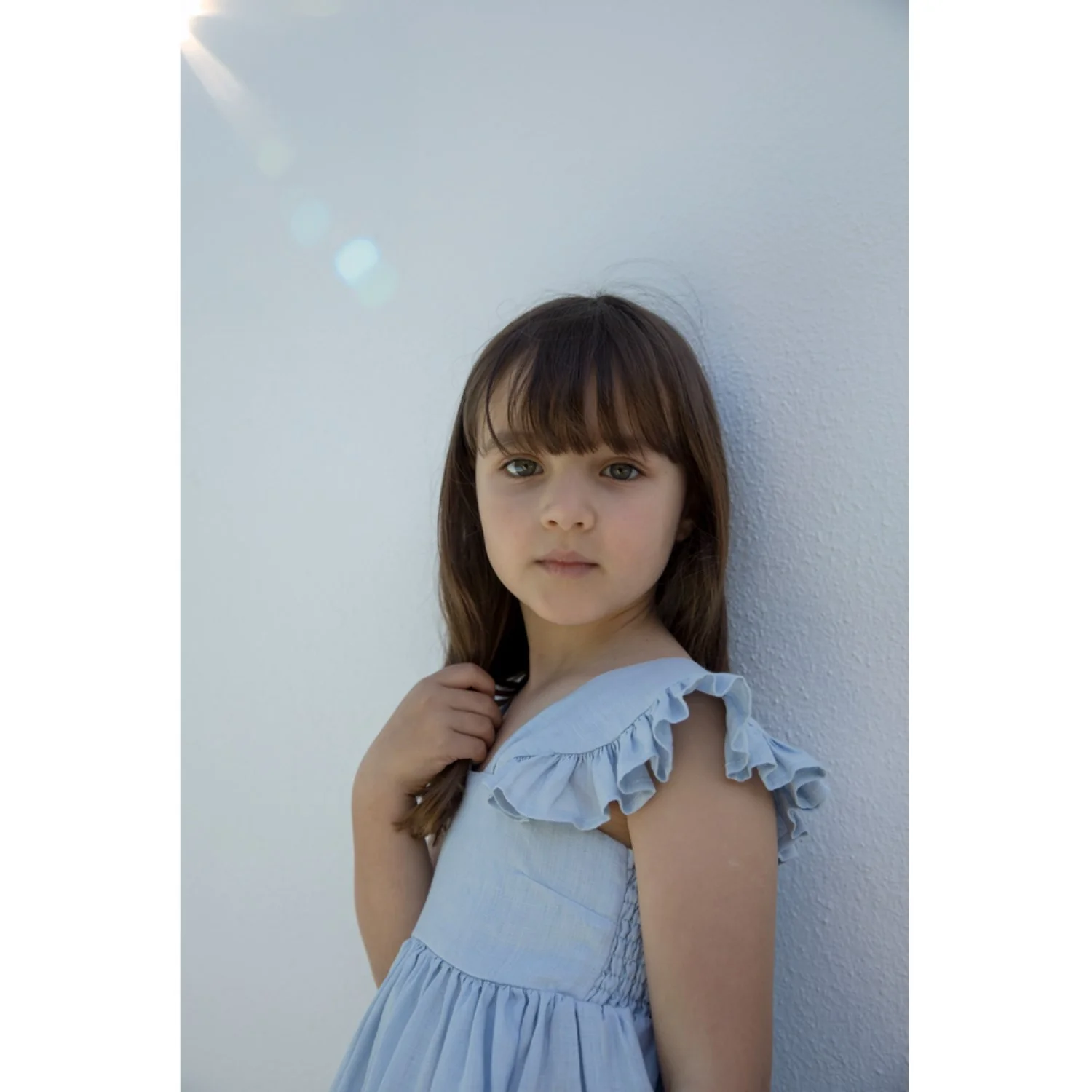 MarMar Linen Blue Mist Dalani Dress - Image 3