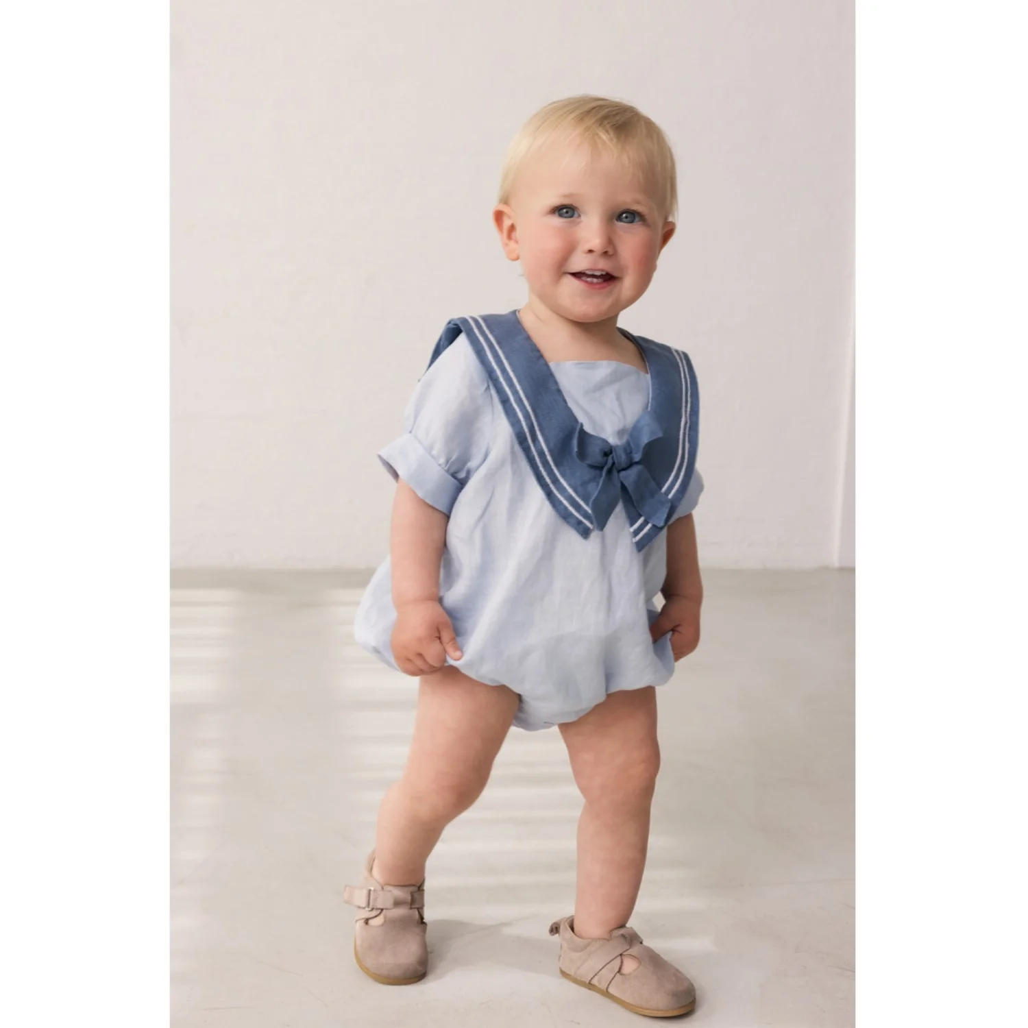 MarMar Linen Blue Mist Raki Romper - Image 2