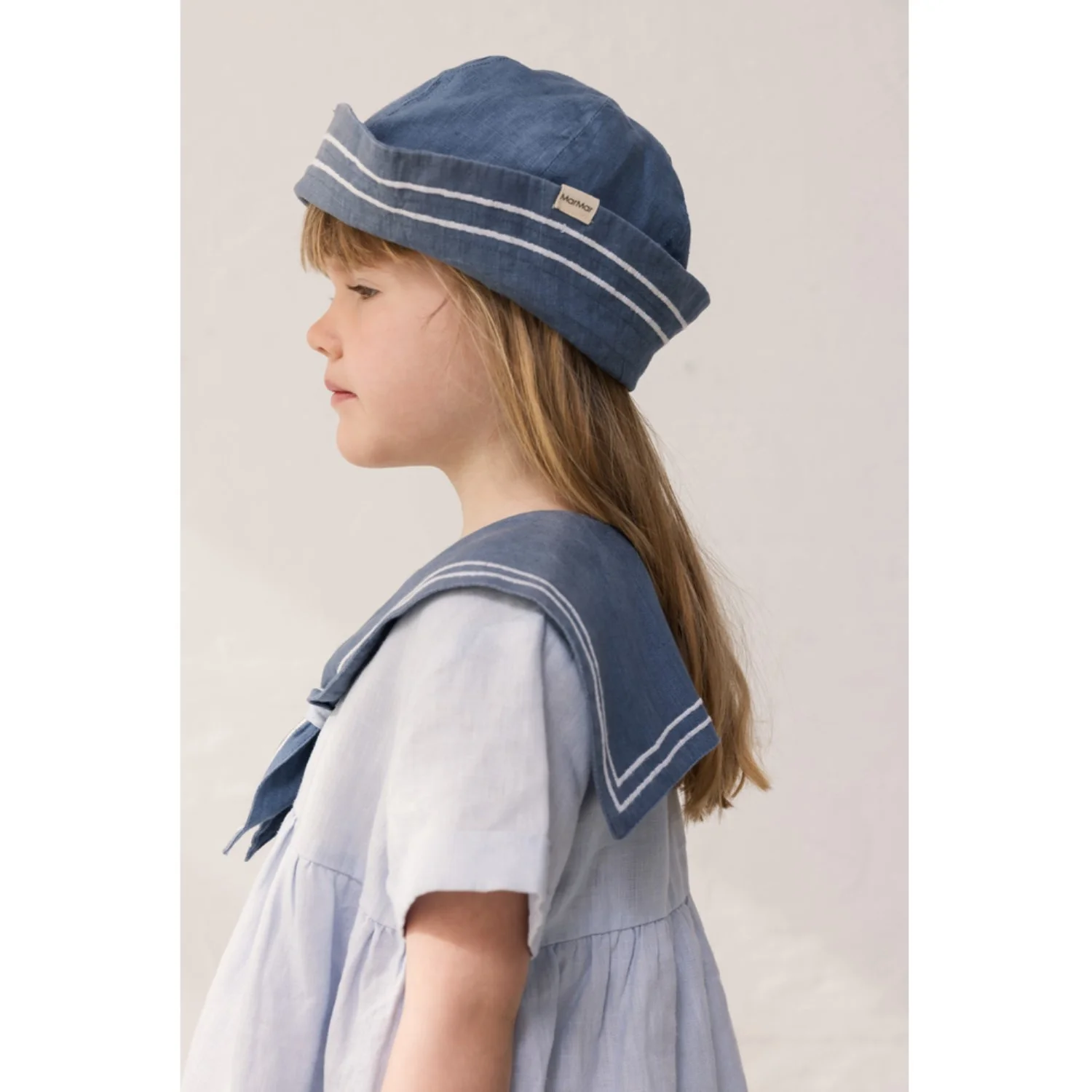 MarMar Linen Navy Dust Asea Hat - Image 2