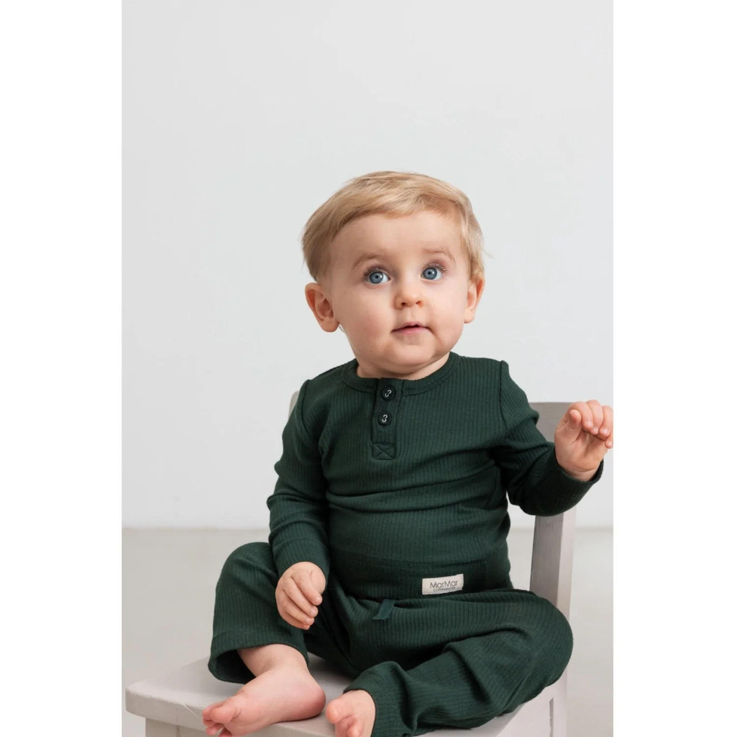 MarMar Modal Dark Leaf Tee LS - Image 2