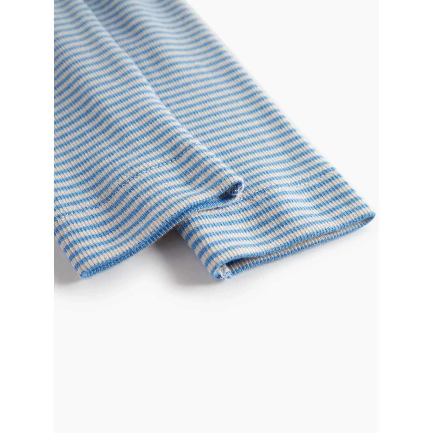 MarMar Modal Fine Rib Blue Stripe Leggings - Image 3