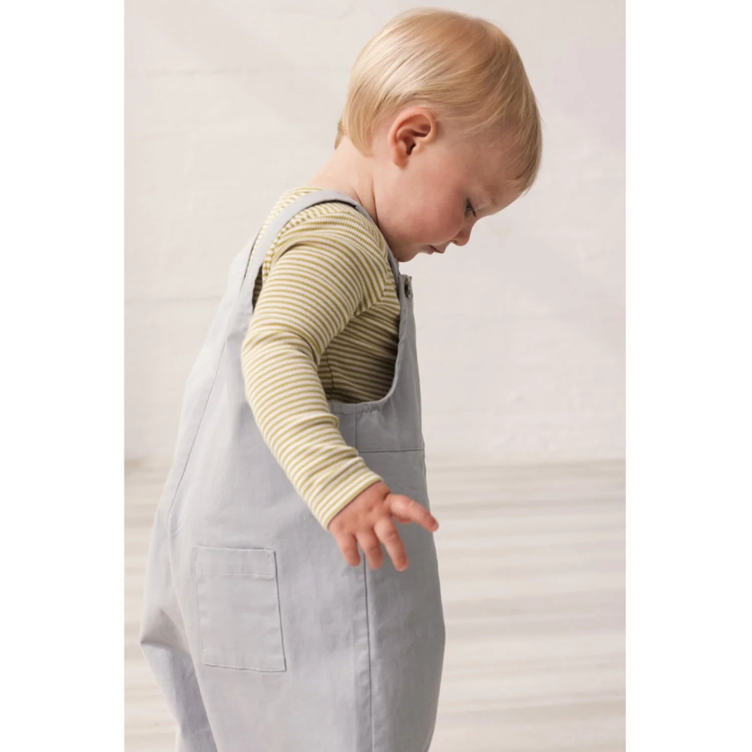 MarMar Modal Fine Rib Olive Stripe Ben Body - Image 2