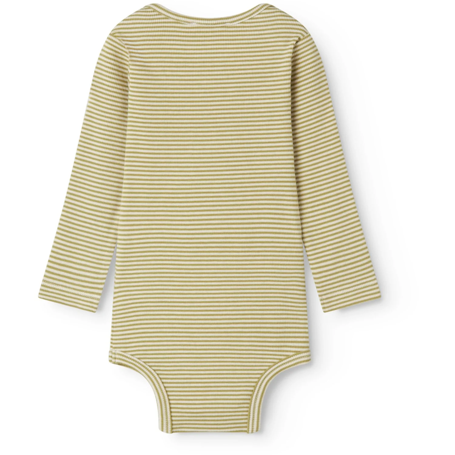 MarMar Modal Fine Rib Olive Stripe Ben Body - Image 5