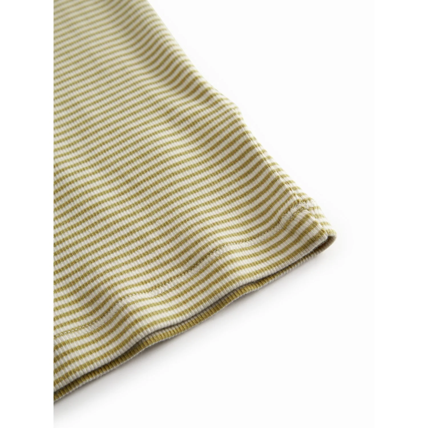MarMar Modal Fine Rib Olive Stripe Tago T-shirt - Image 3