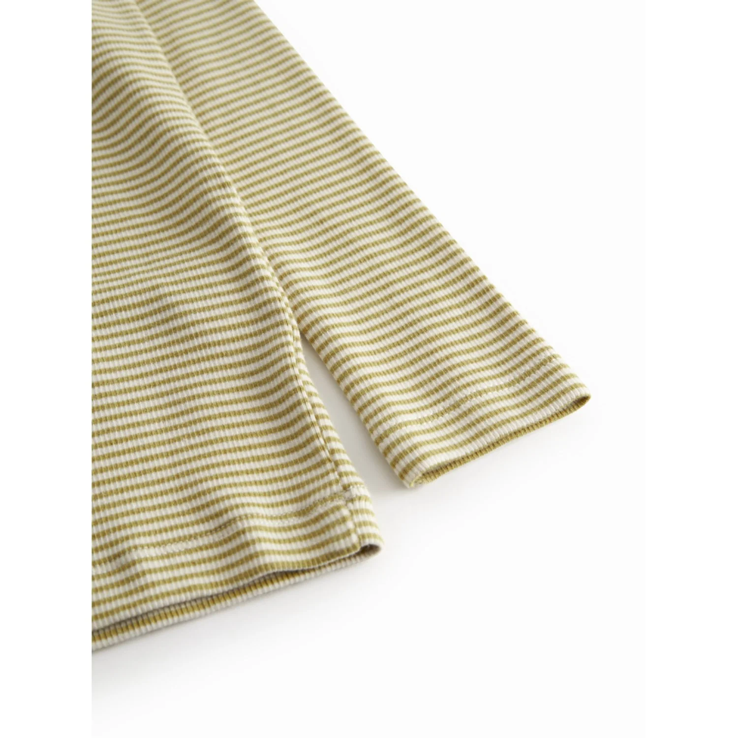 MarMar Modal Fine Rib Olive Stripe Tani T-shirt - Image 4