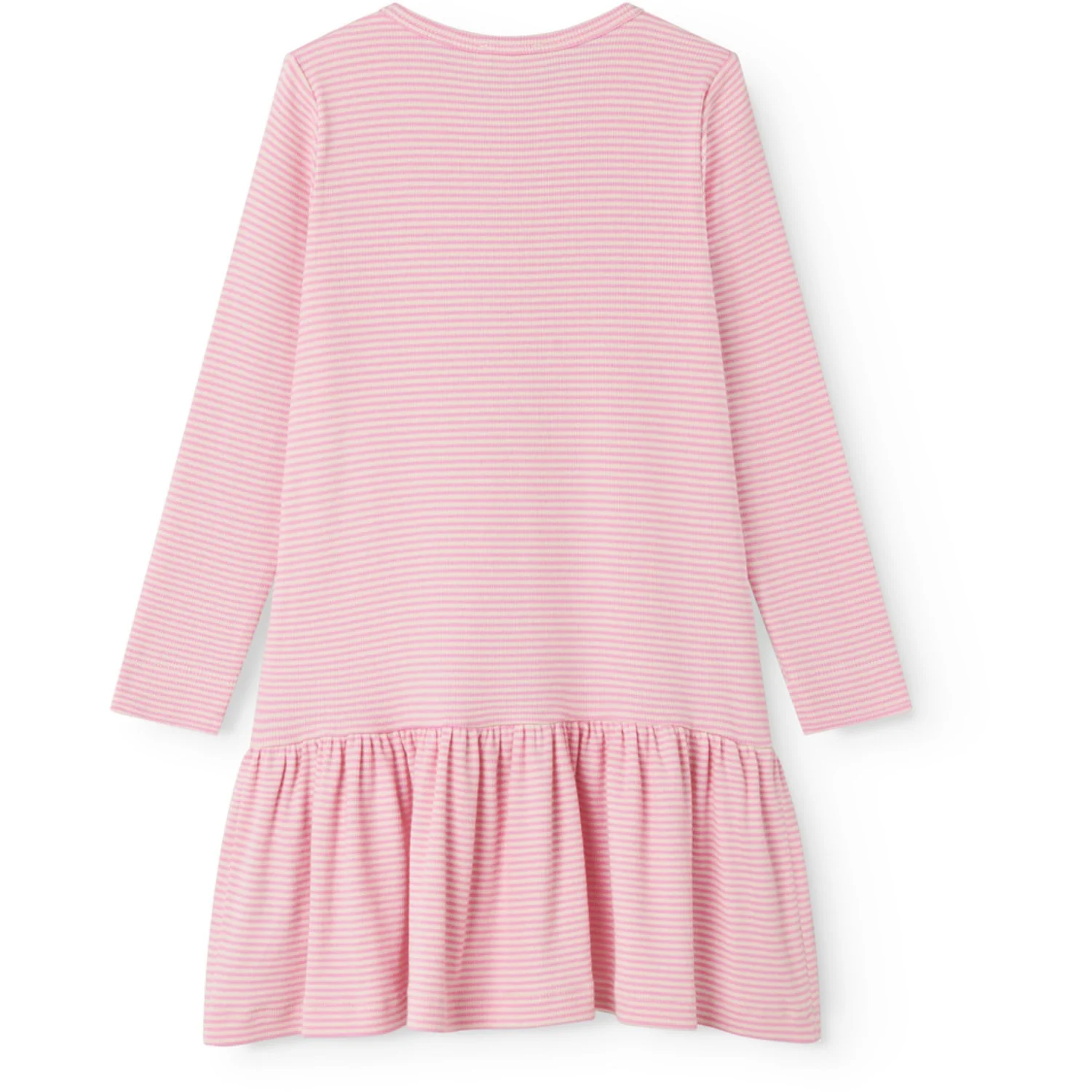 MarMar Modal Fine Rib Pink Stripe Diro Dress - Image 5