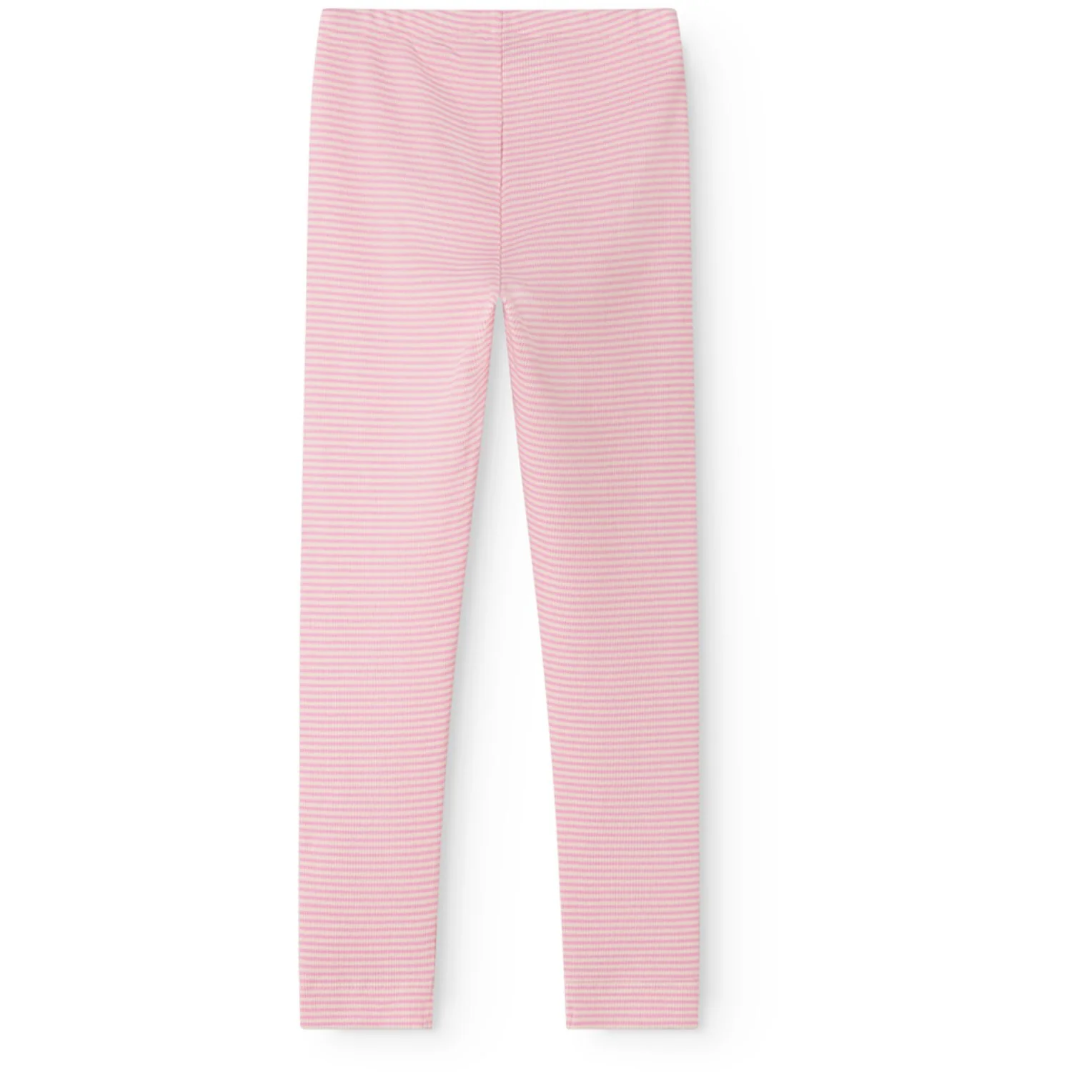 MarMar Modal Fine Rib Pink Stripe Leggings - Image 4