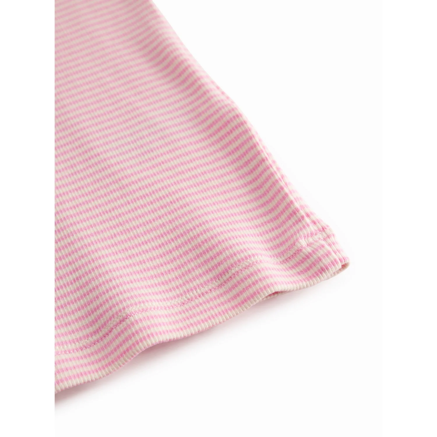 MarMar Modal Fine Rib Pink Stripe Tago T-shirt - Image 3