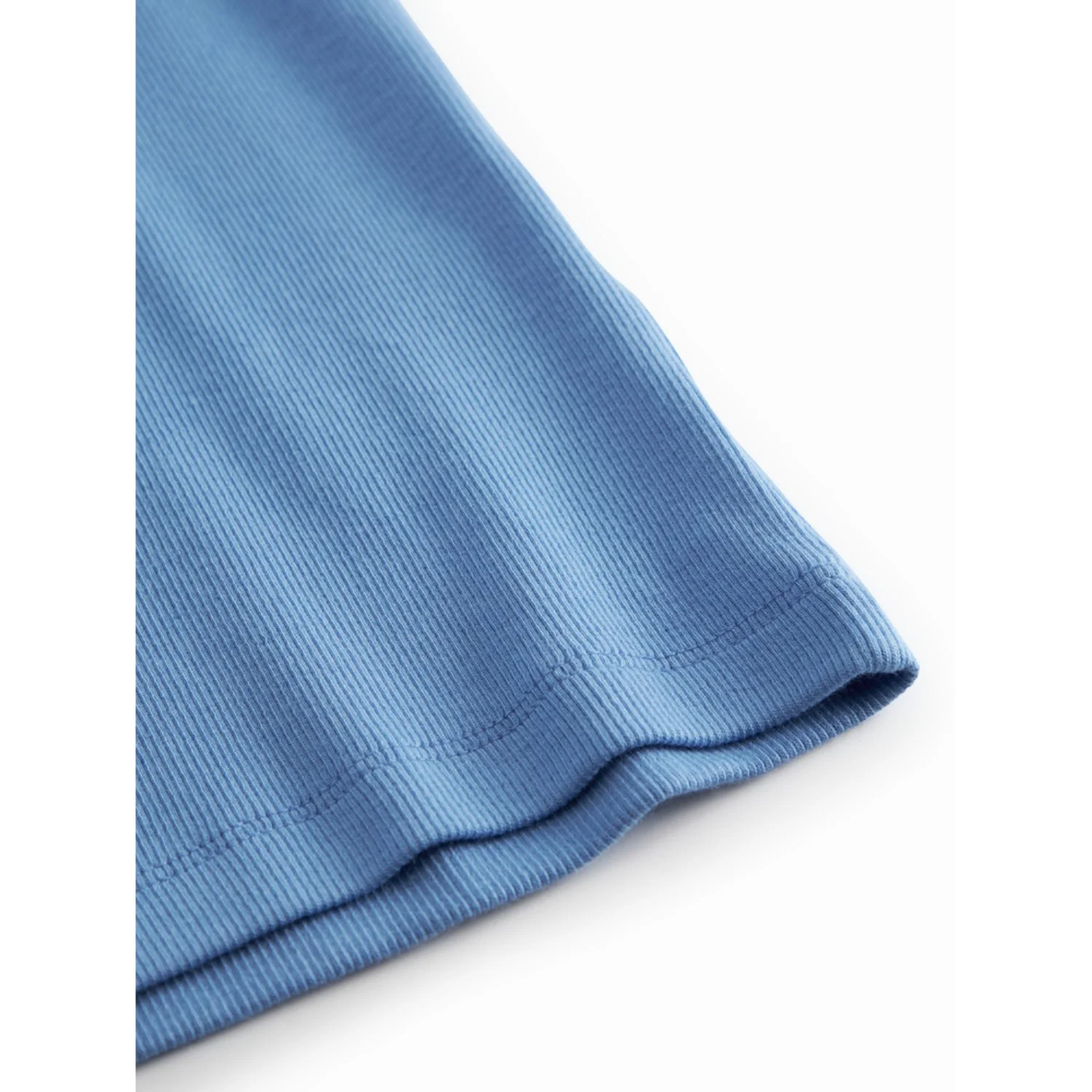MarMar Modal Fine Rib Surf Blue Sleeveless Top - Image 4