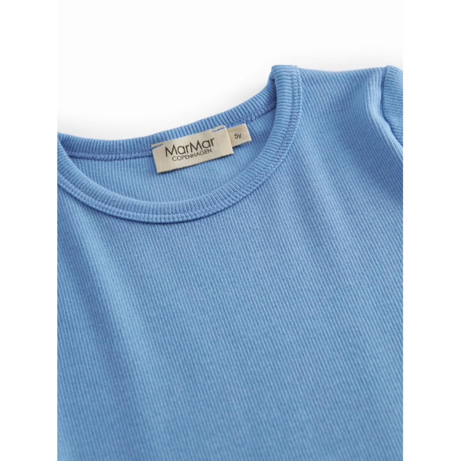 MarMar Modal Fine Rib Surf Blue Tani Blouse - Image 2