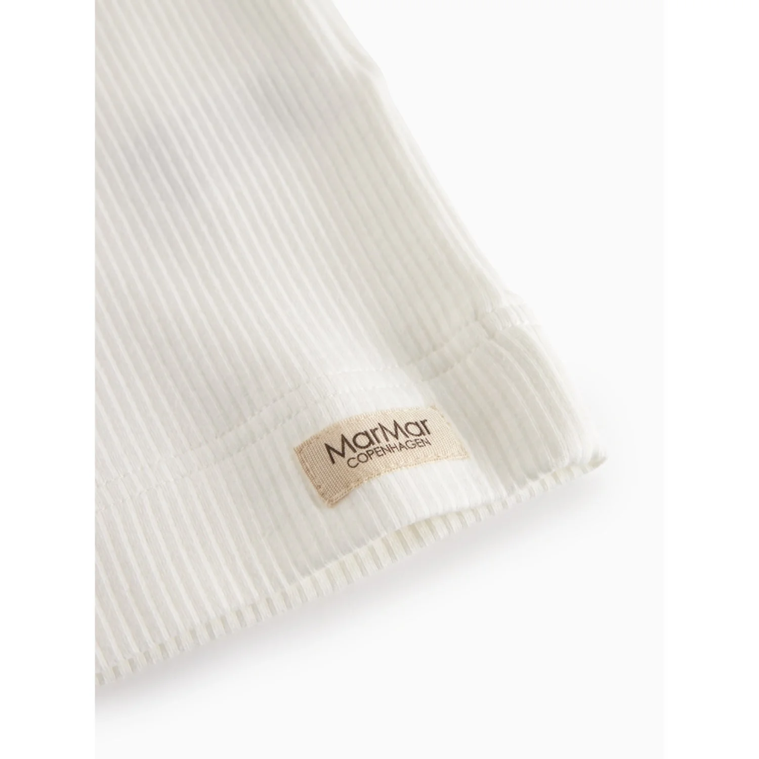 MarMar Modal Gentle White Plain T-shirt - Image 3