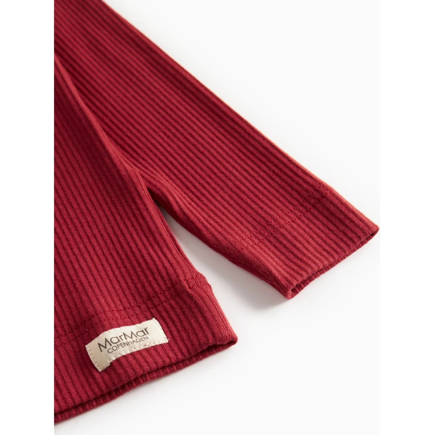 MarMar Modal Hibiscus Red Tee LS - Image 5