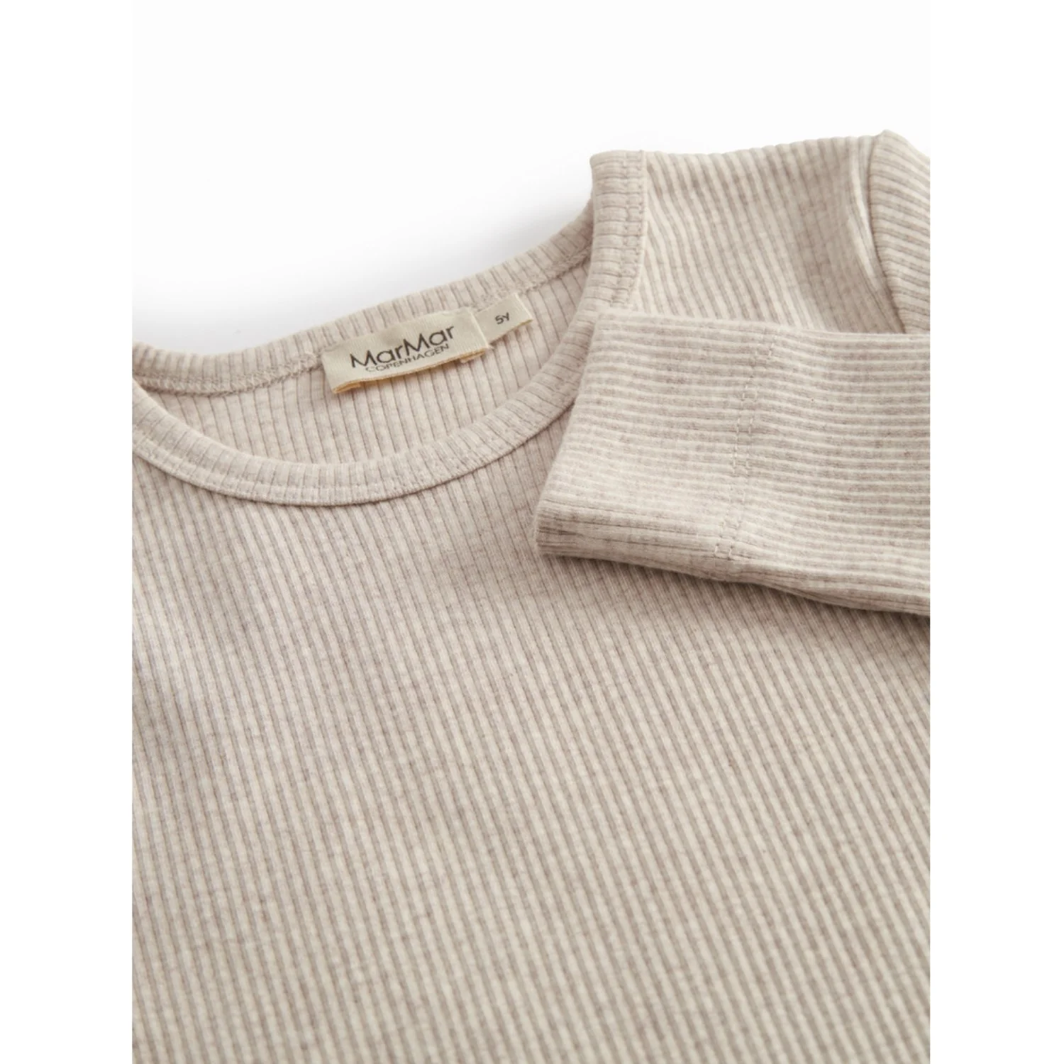 MarMar Modal Melange Light Beige Mel. Plain Blouse - Image 2