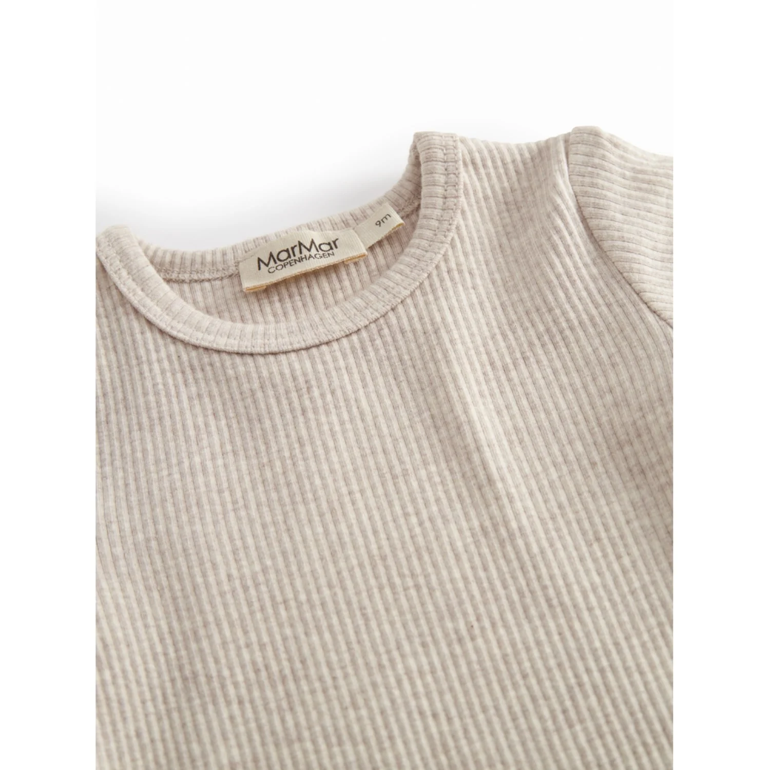 MarMar Modal Melange Light Beige Mel. Plain Body SS - Image 2