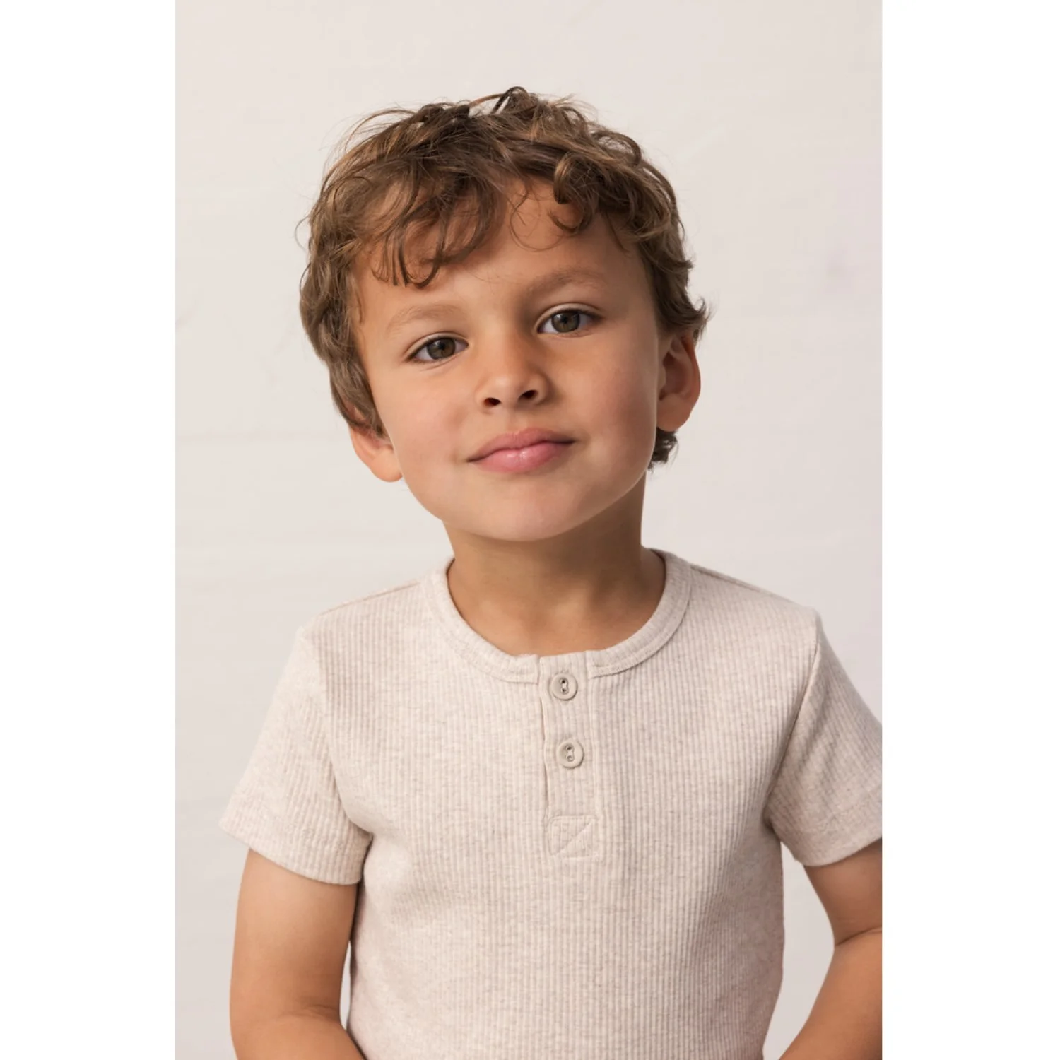MarMar Modal Melange Light Beige Mel. T-shirt - Image 2