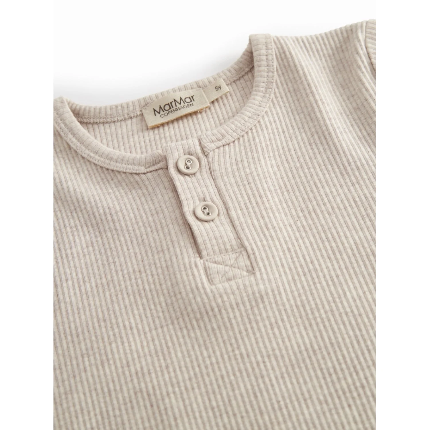MarMar Modal Melange Light Beige Mel. T-shirt - Image 3