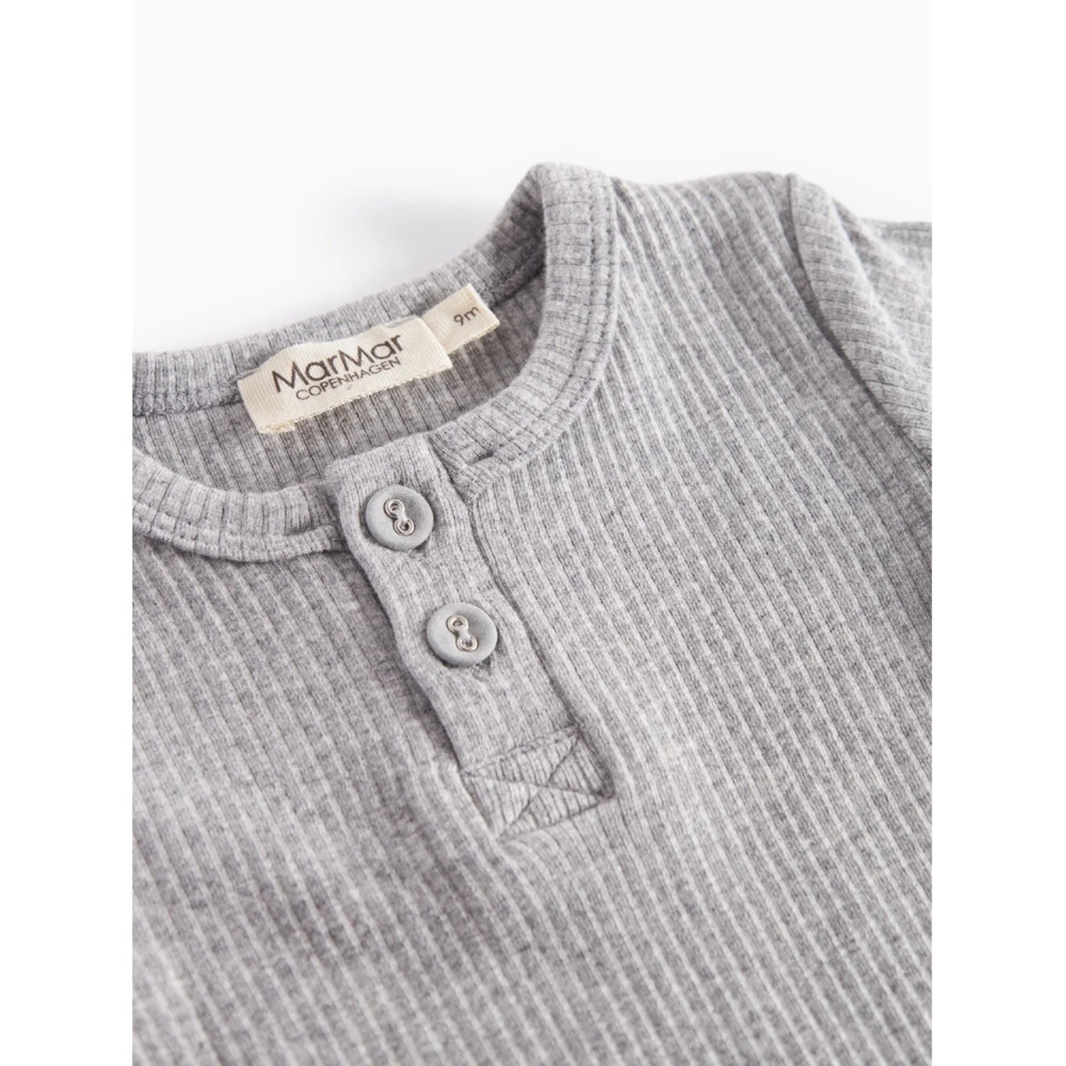 MarMar Modal Melange Light Grey Melange Body SS - Image 2