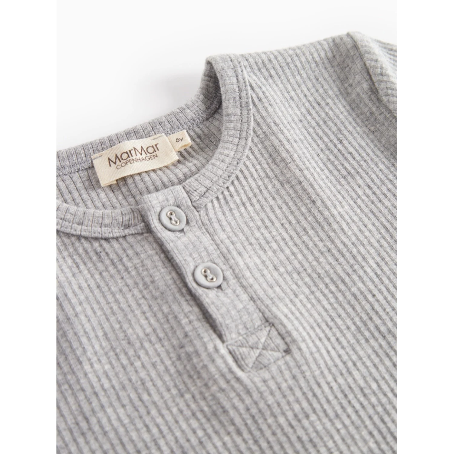 MarMar Modal Melange Light Grey Melange T-shirt - Image 2