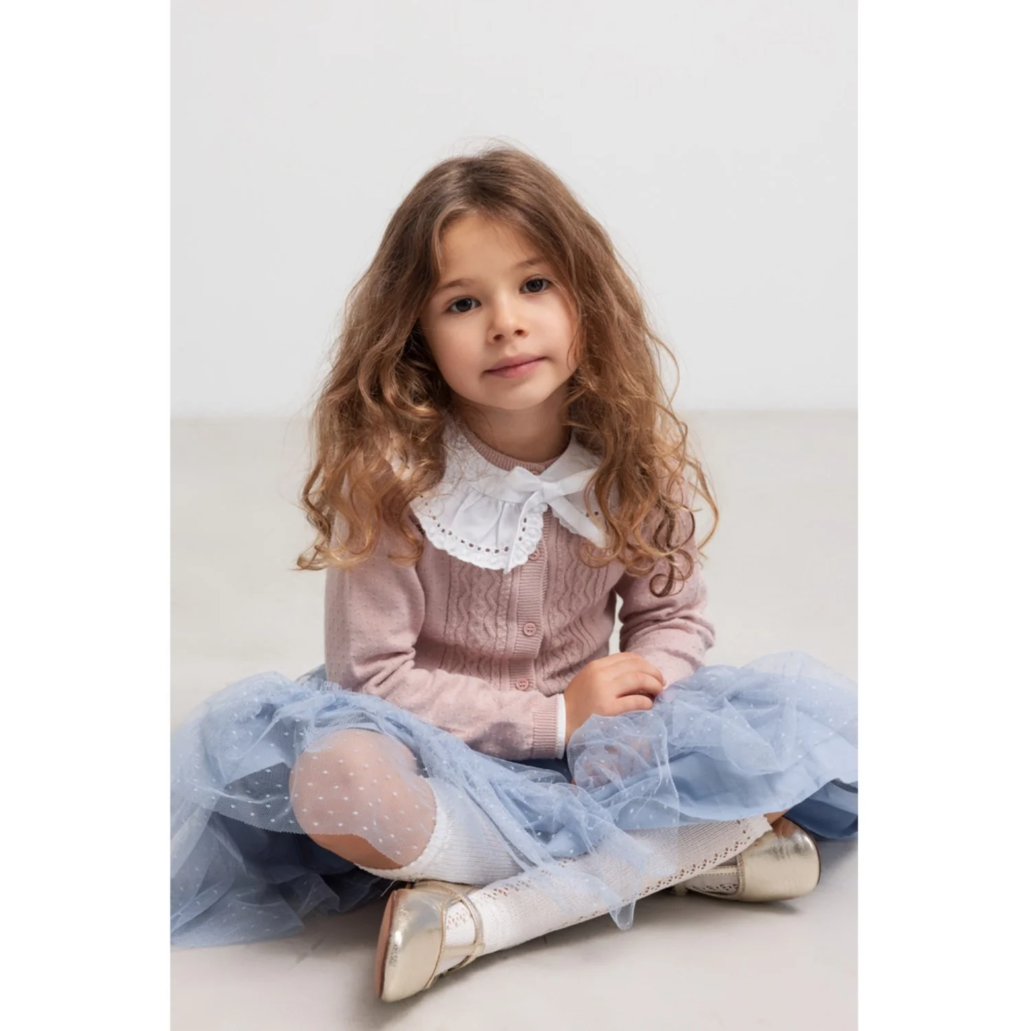 MarMar Modal Mix Cable Faded Rose Totti Knit Cardigan - Image 7