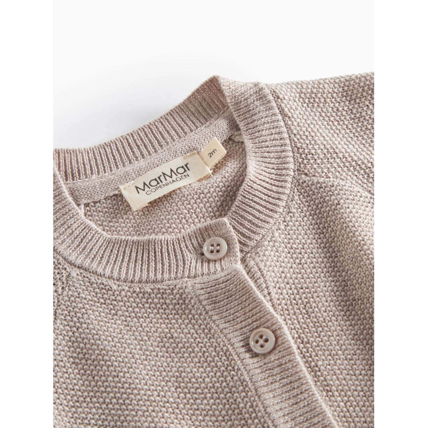 MarMar Modal Mix Pearl Cashew Melange Taki Knit Cardigan - Image 5