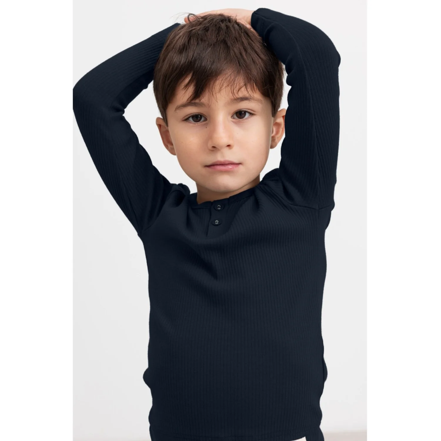MarMar Modal Pilot Navy Tee LS - Image 2