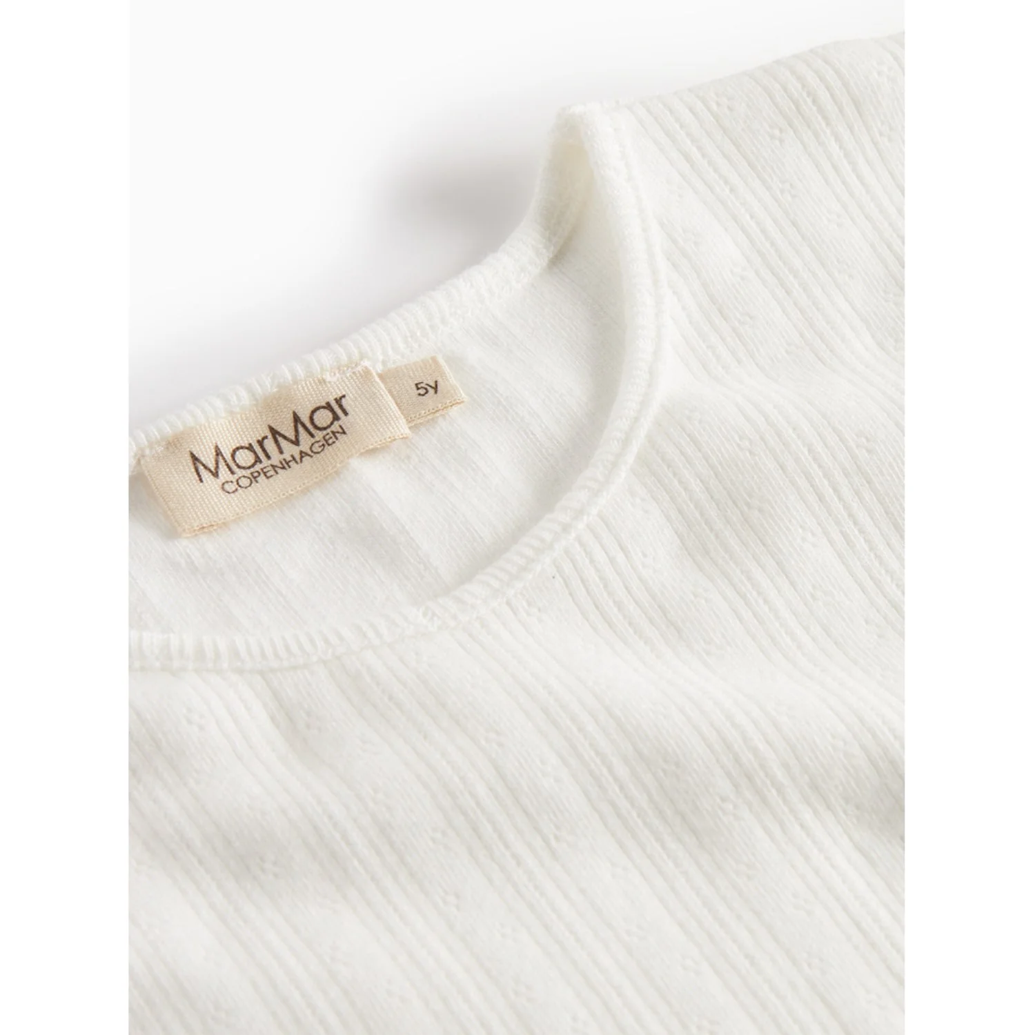 MarMar Modal Pointelle Gentle White Tamra Blouse - Image 4