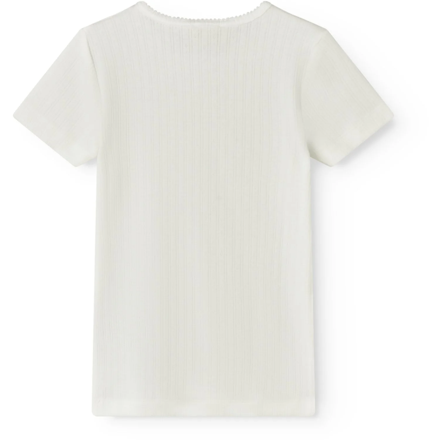 MarMar Modal Pointelle Gentle White Tamra SS T-shirt - Image 4