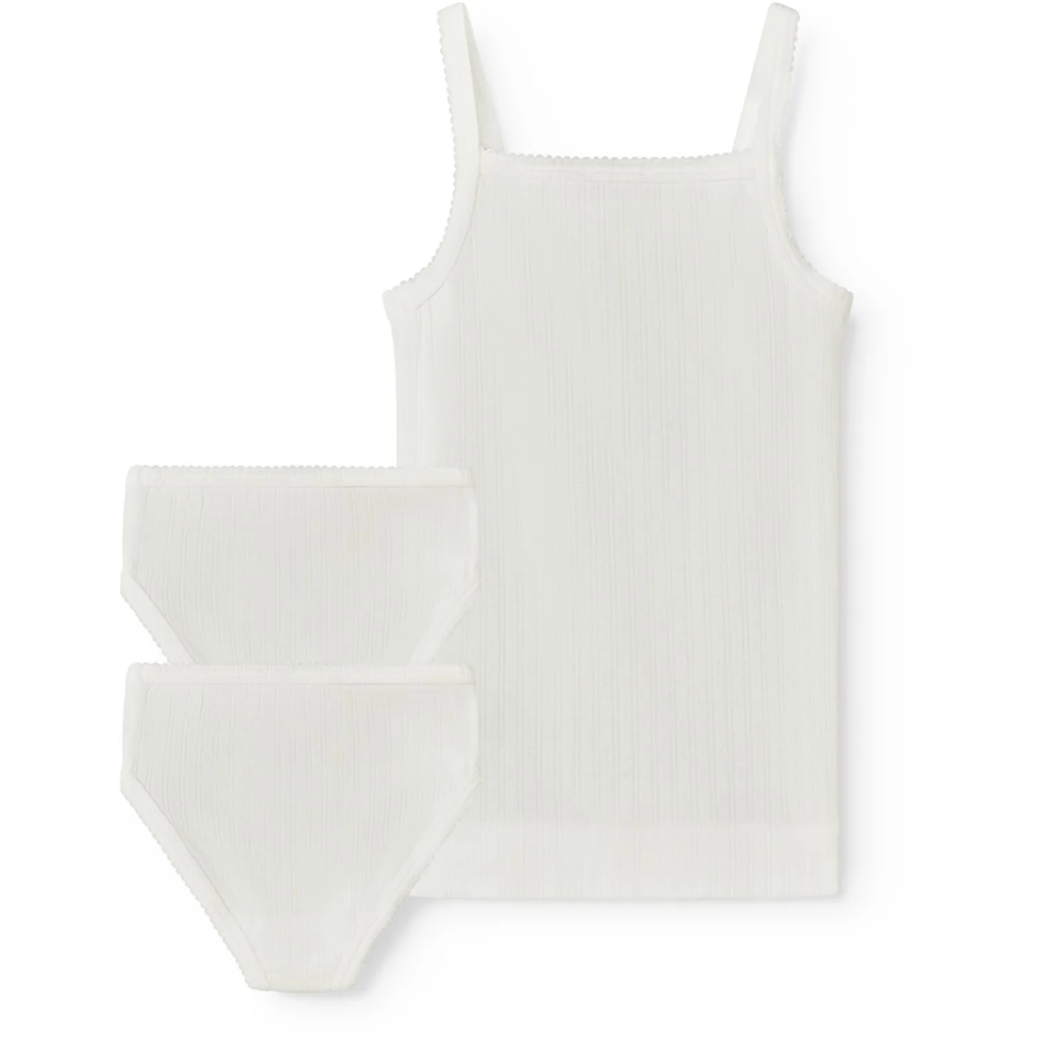 MarMar Modal Pointelle Gentle White Underwear Set - Image 5