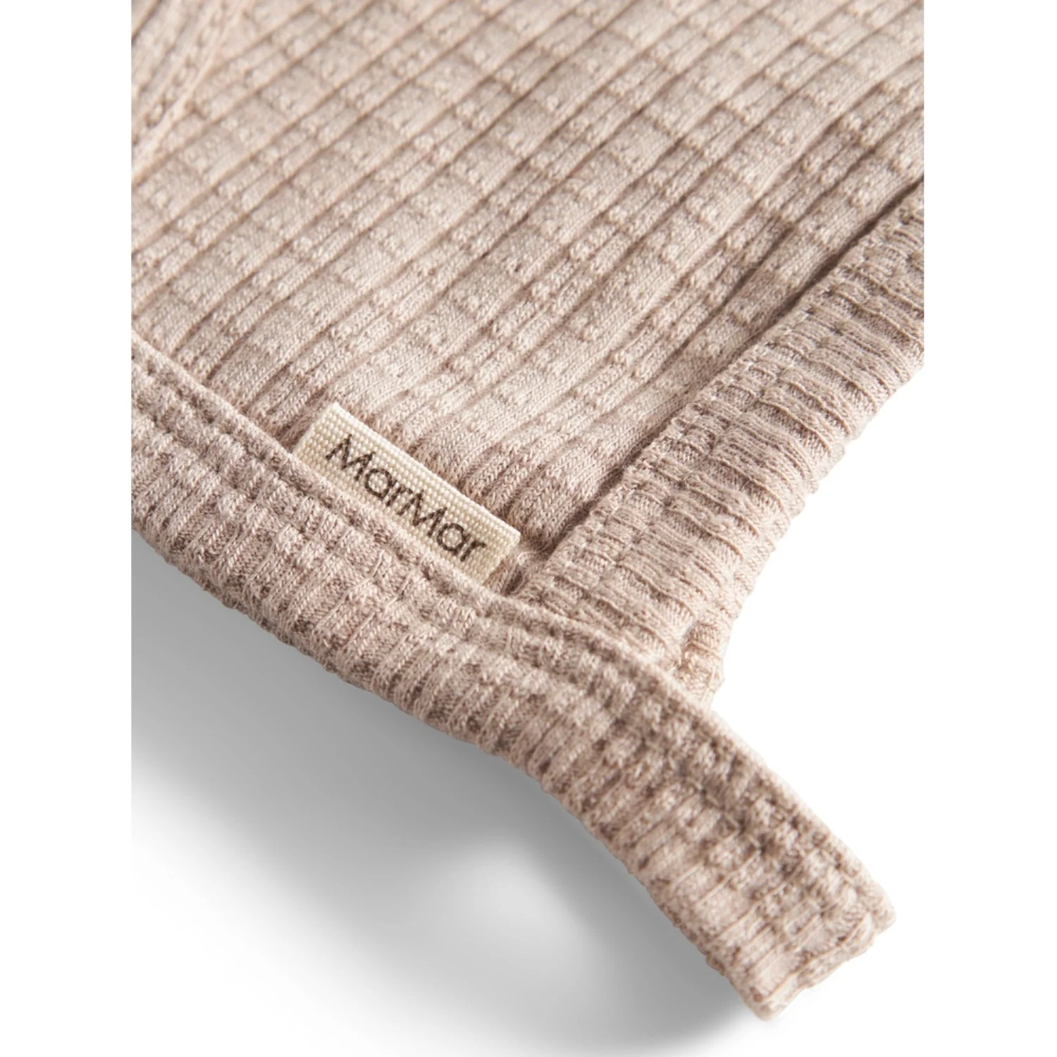 MarMar Modal Pointelle Rib Soft Beige Hoody - Image 4