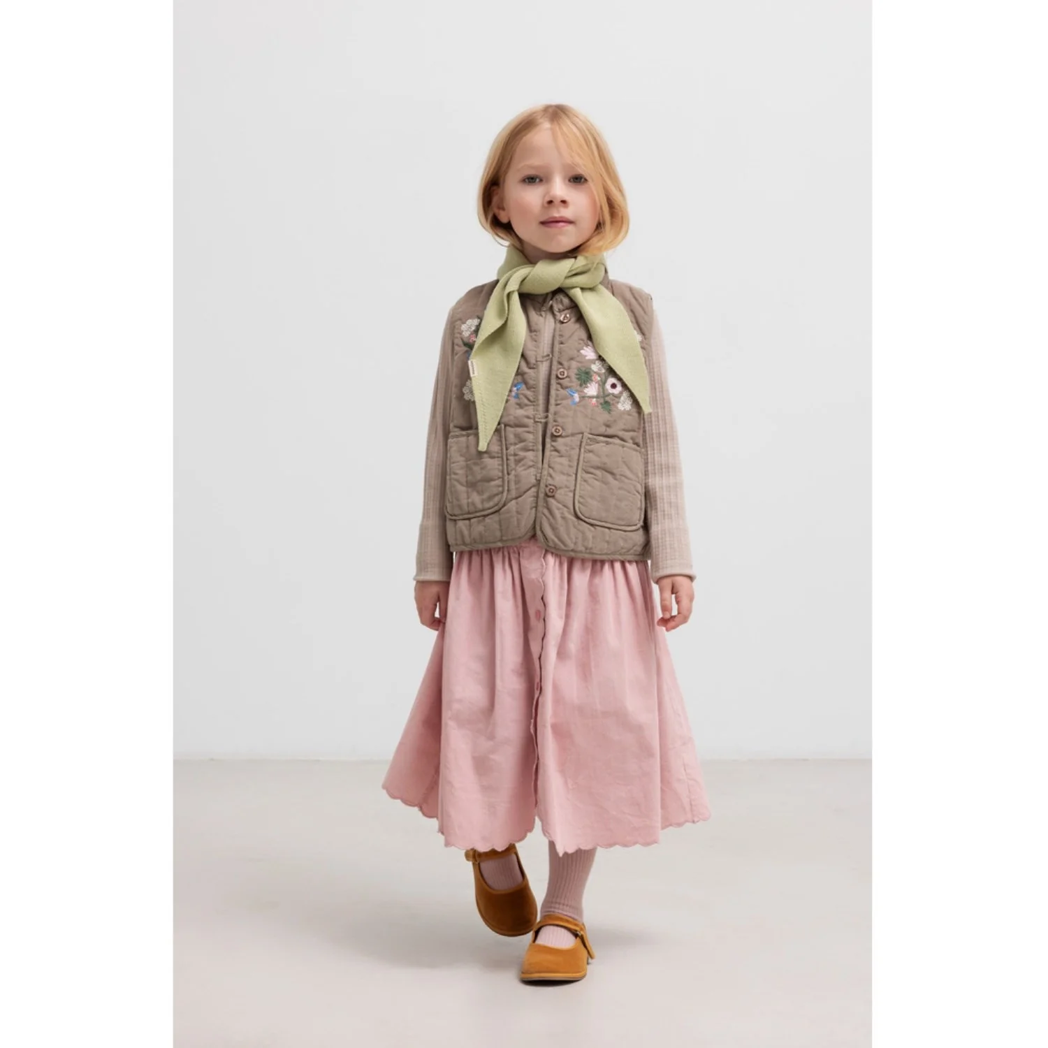MarMar Modal Pointelle Rib Soft Beige Tamra Blouse - Image 2