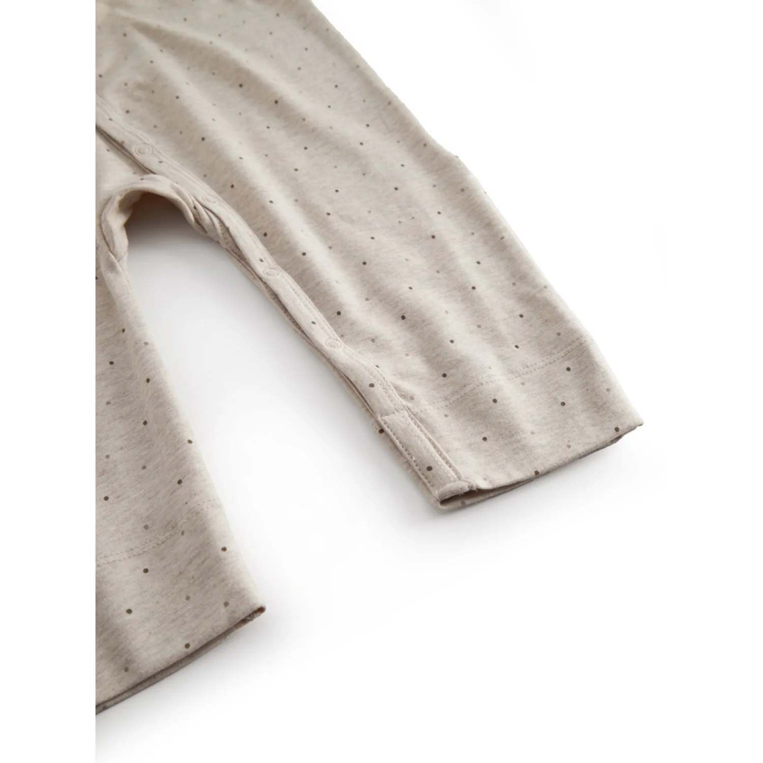 MarMar Modal Smooth Print Beige Mel Dot Ruka Onesie - Image 3