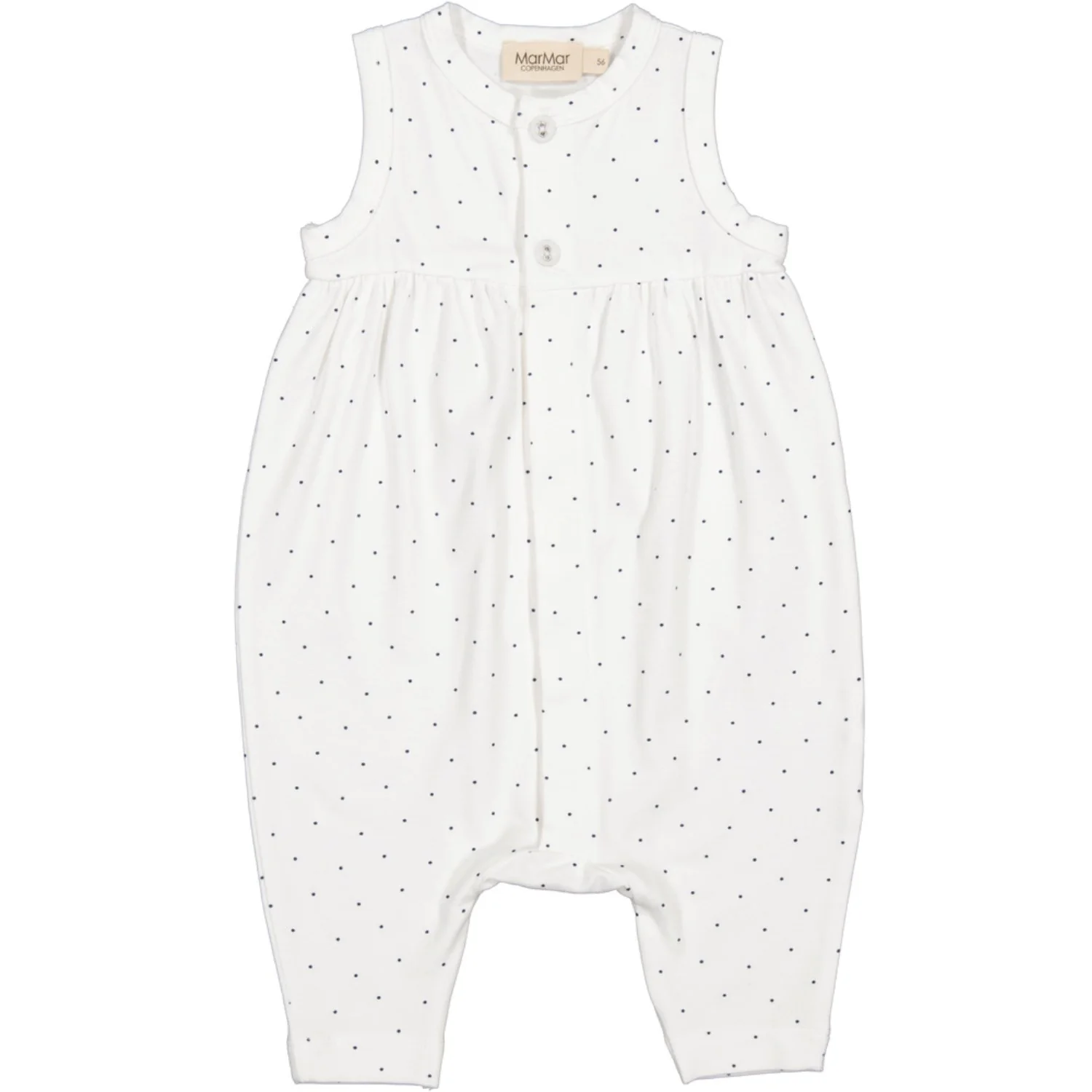 MarMar Modal Smooth Print Blue Dot Ruberto Romper