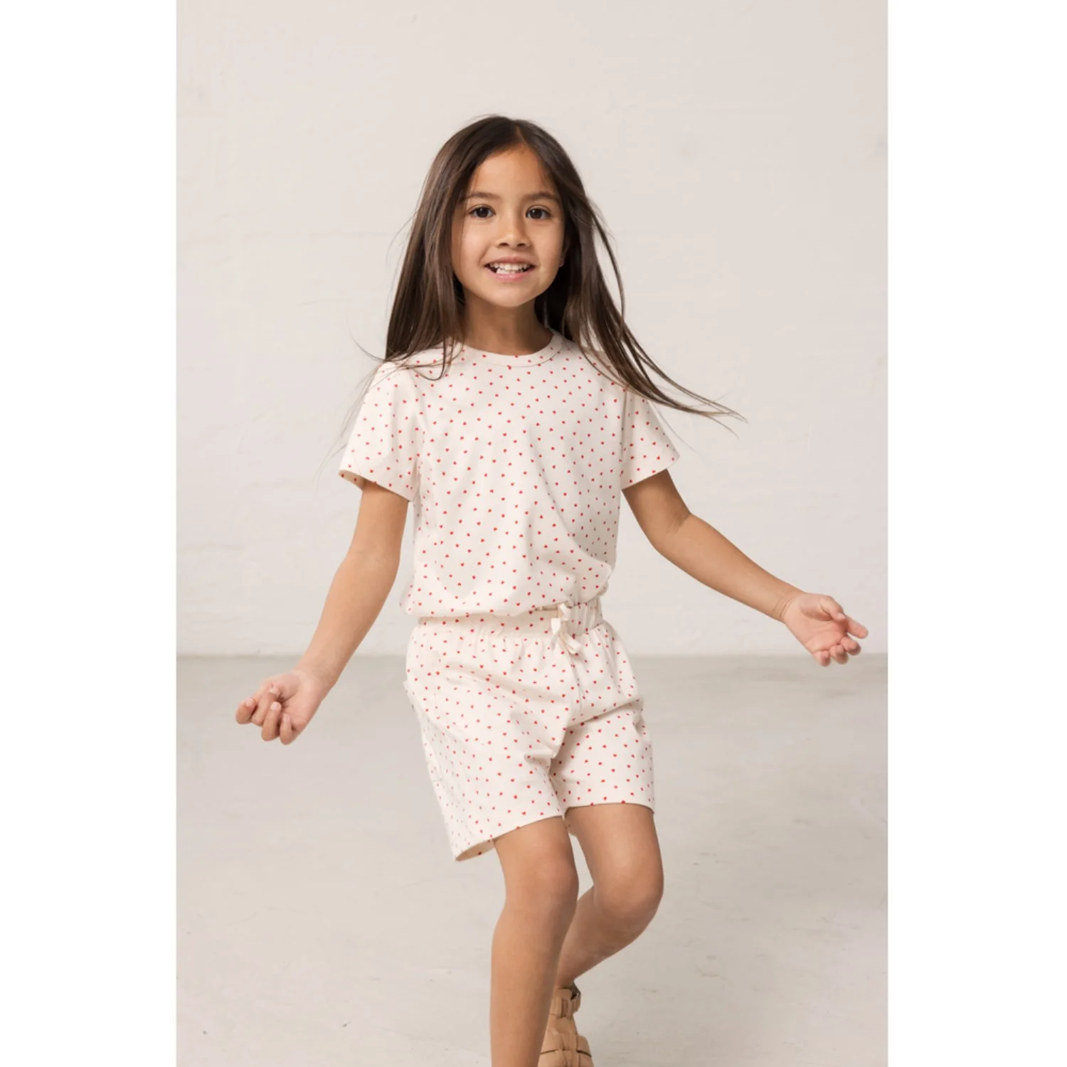 MarMar Modal Smooth Print Happy Hearts Paulo Shorts - Image 2