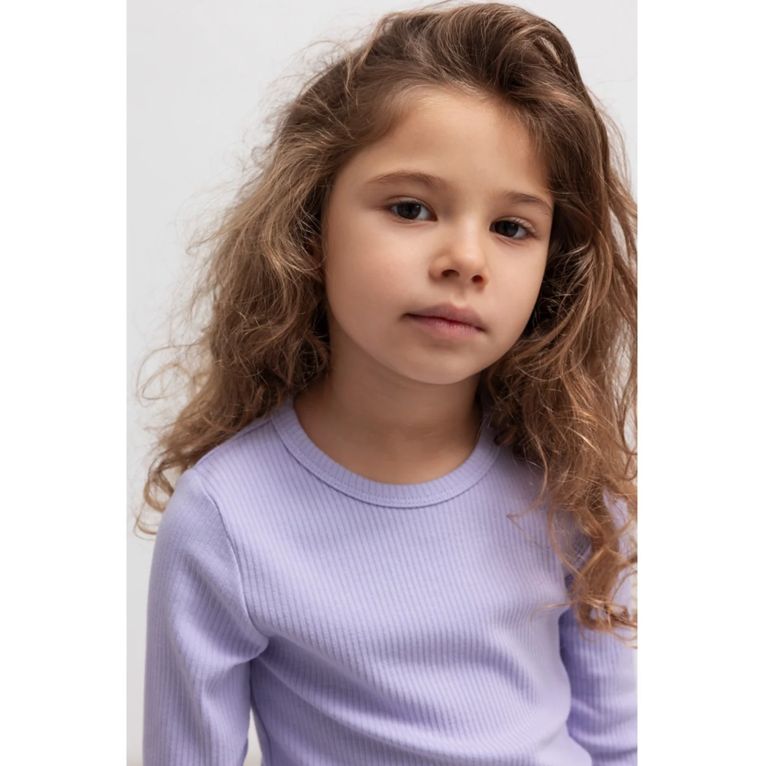 MarMar Modal Soft Lavender Plain Tee LS - Image 3