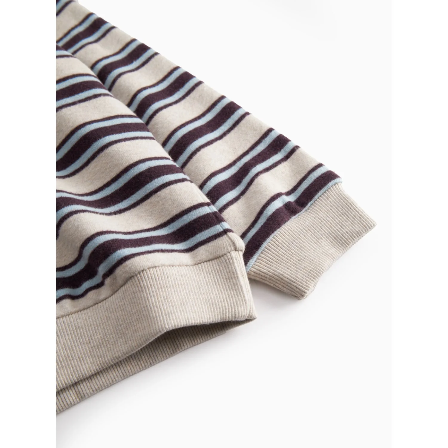 MarMar Modal Sweat College Stripe Thanos Polo Blouse - Image 4